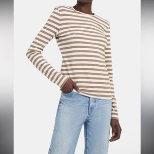 Theory Striped Longsleeve Tshirt Size S